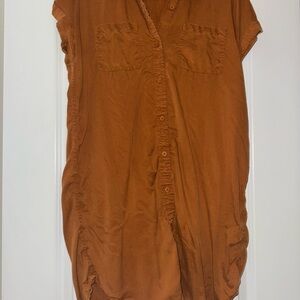 Wonderly Terracotta Shirt Dress